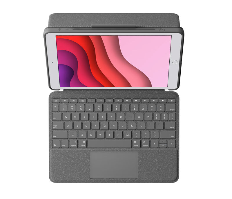 Ovitek s tipkovnico Logitech COMBO TOUCH, za iPad 10.2" (7., 8. in 9. gen.), SLO g.