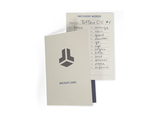 Bitbox Backup card, 3 pack