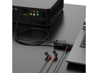 Adapter HDMI v VGA + 3.5 mm, ORICO XD-HLFV-BK