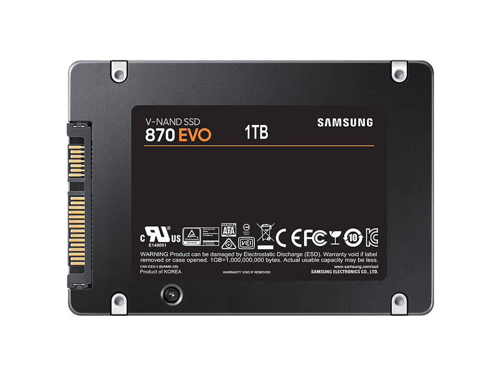 SSD 1TB 2.5" SATA3 V-NAND TLC 7mm, Samsung 870 EVO (MZ-77E1T0B/EU)