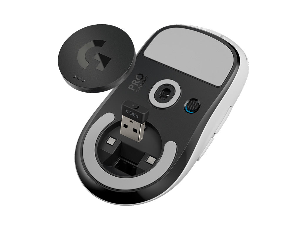 Miška Logitech G PRO X SUPERLIGHT Wireless, bela
