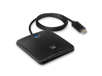 Čitalec pametnih kartic, USB-C, črn, Ewent EW1055
