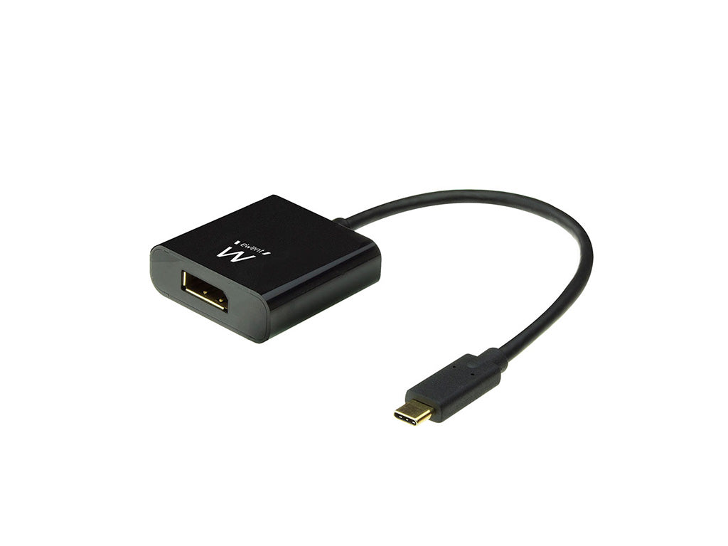 Adapter USB-C v DP 4K, črn, Ewent EW9825