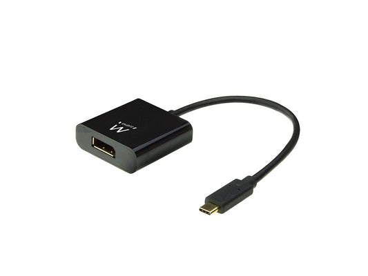 Adapter USB-C v DP 4K, črn, Ewent EW9825