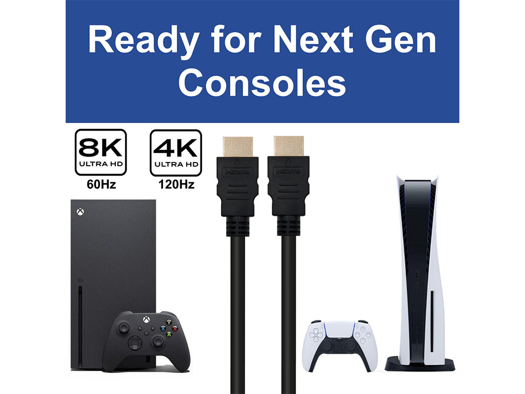 Kabel Ultra High Speed HDMI 2.1, 8K 60Hz, M/M, Ethernet, 1.8m, črn, Ewent EC1321