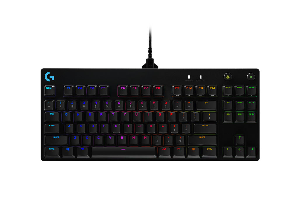 Tipkovnica Logitech G PRO, GX Blue Clicky, USB, SLO g.