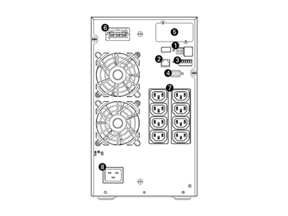 UPS SOCOMEC ITyS 2000VA, 2000W, On-line, sinusni signal, USB, LCD