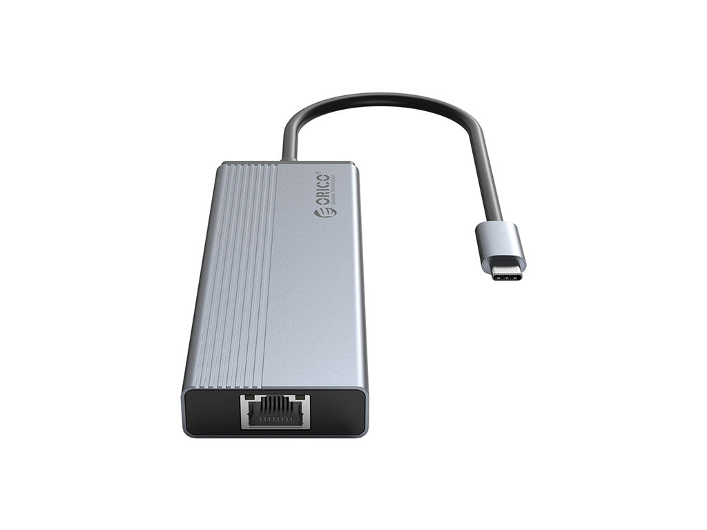 Priključna postaja USB-C, 5 in 1, 3x USB 3.0, RJ45, USB-C PD 100W, ORICO