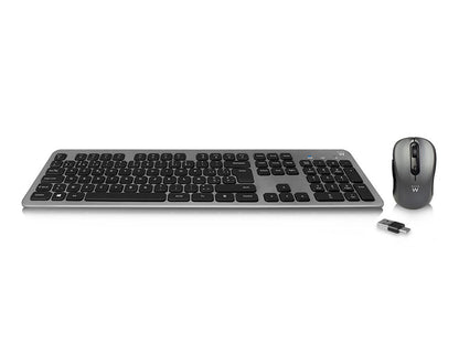 Tipkovnica in miška Ewent Wireless Scissor Keyboard and Mouse, USB, SLO