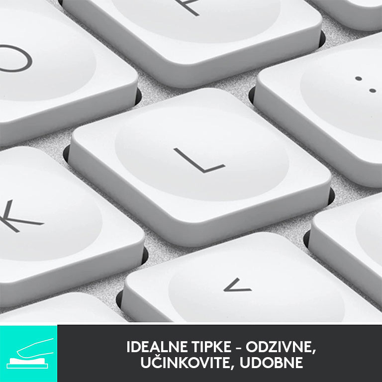 Tipkovnica Logitech MX Keys Mini, bela, SLO g.