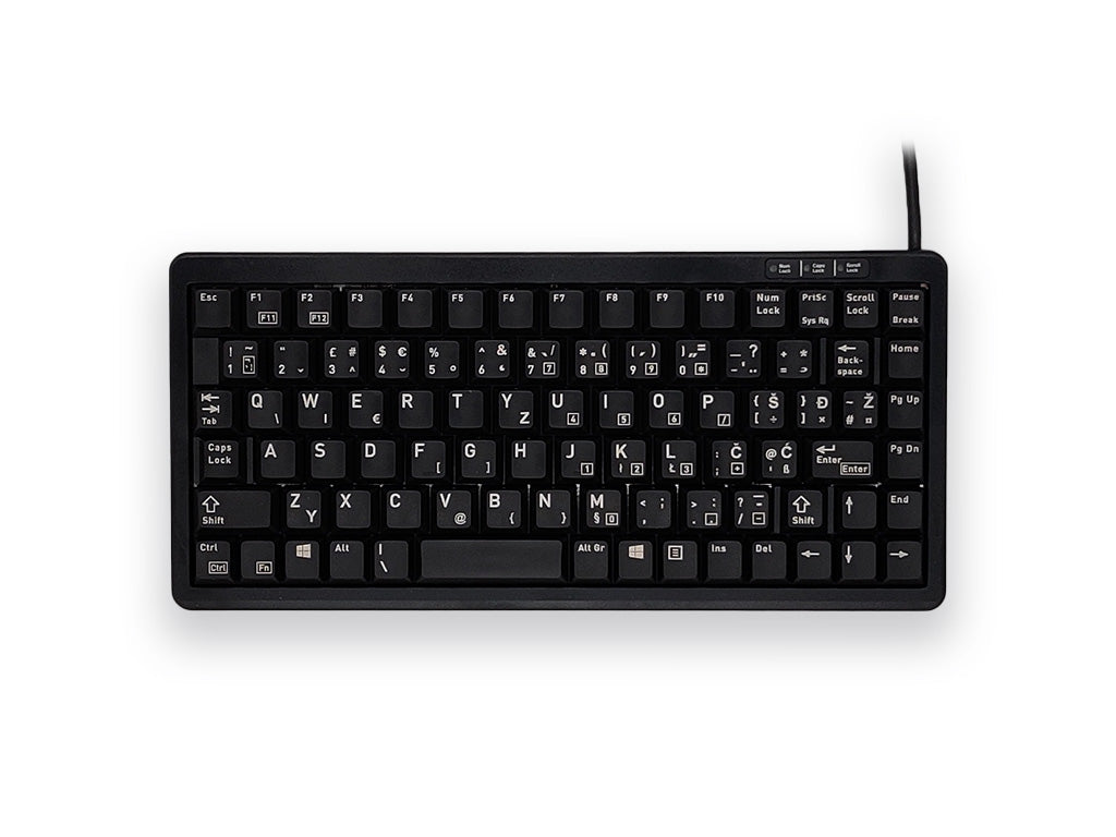 Tipkovnica Cherry G84-4100, black, USB-PS/2, UK SLO g.
