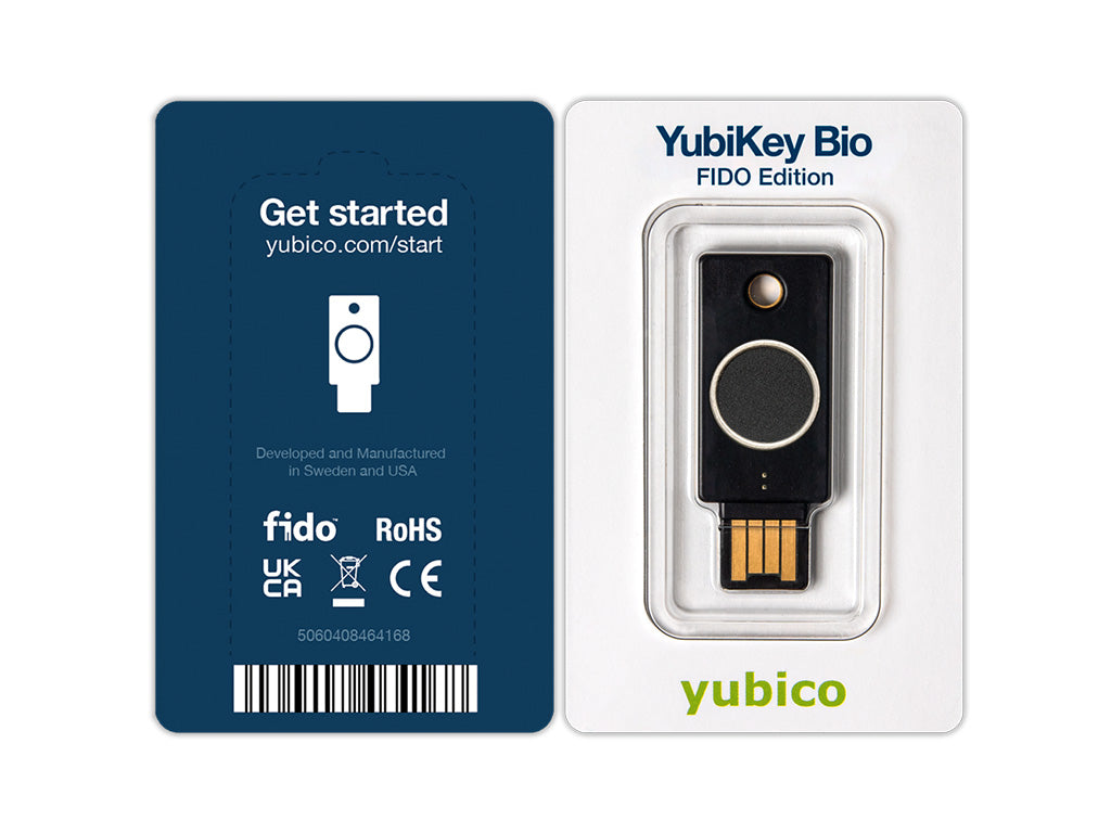 Varnostni ključ Yubico YubiKey Bio, FIDO Edition, USB-A