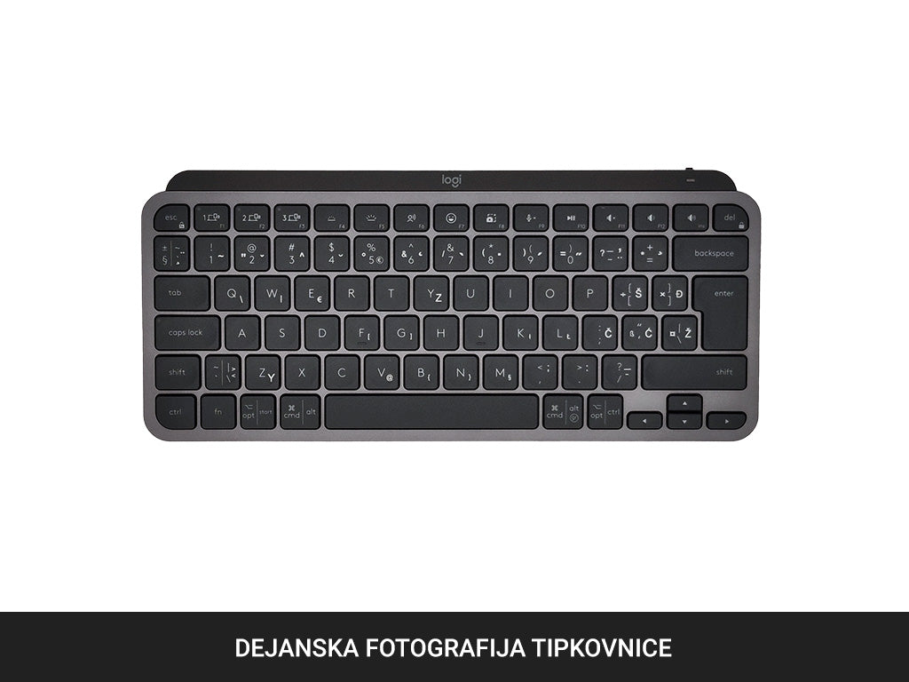 Tipkovnica Logitech MX Keys Mini, grafitna barva, SLO g.