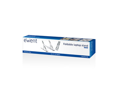 Stojalo za prenosnik, 10"-15.6'', aluminij, Ewent EW1266