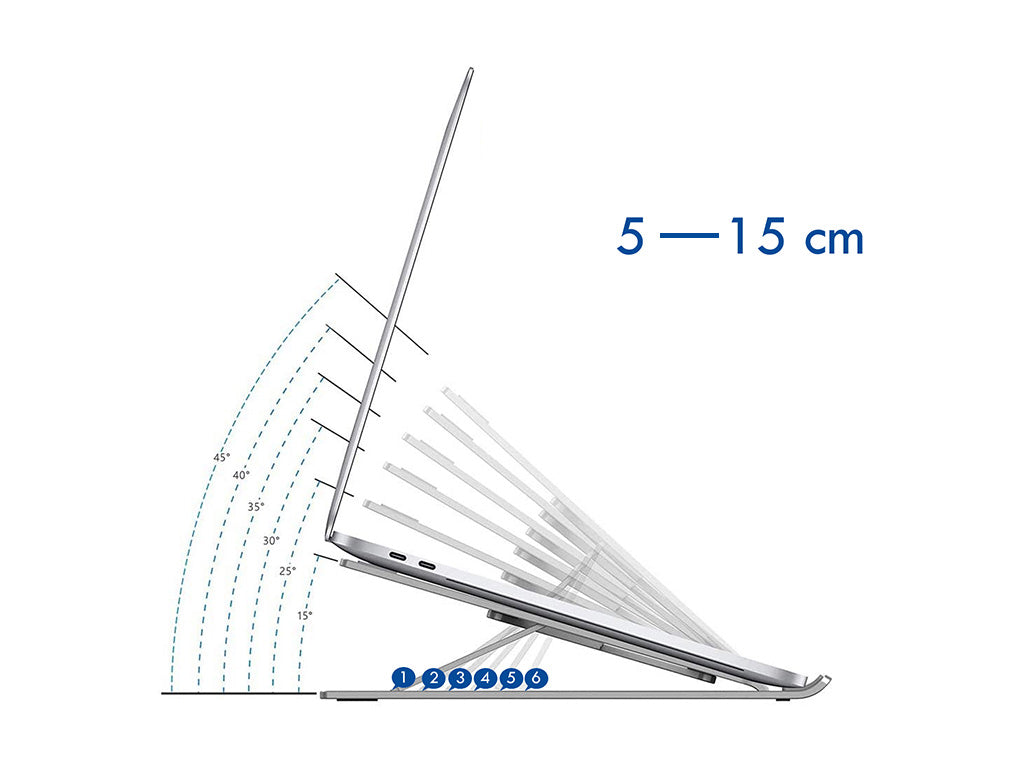 Stojalo za prenosnik, 10"-15.6'', aluminij, Ewent EW1266