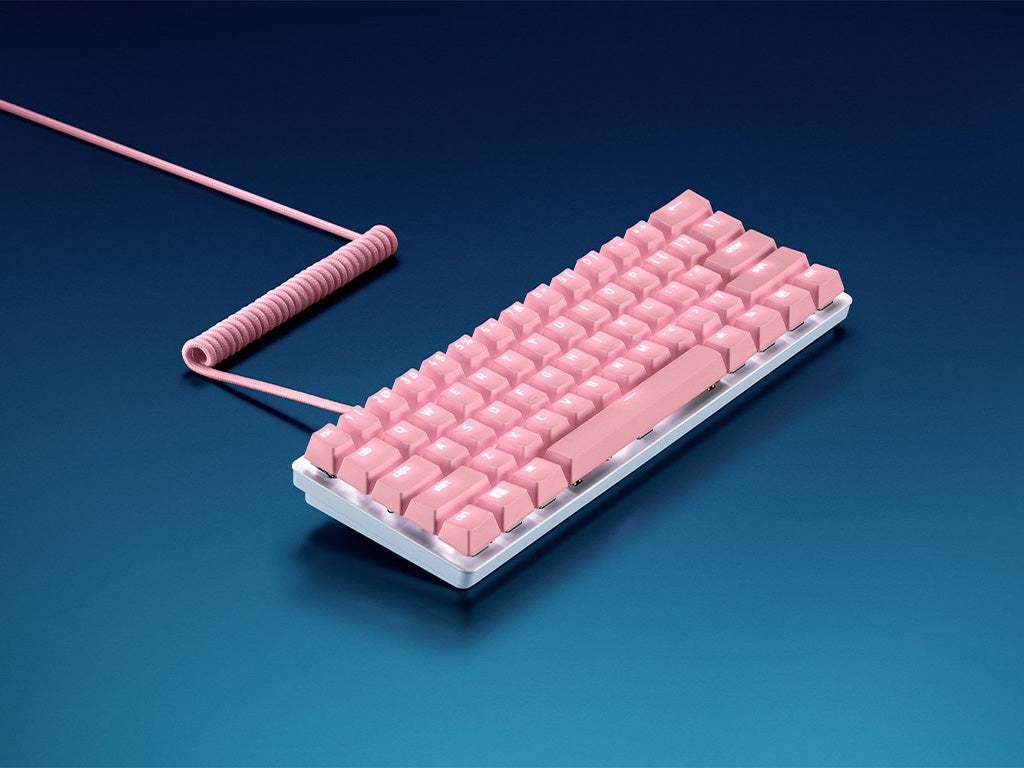 Komplet tipk PBT Keycap Upgrade Set Razer, Quartz Pink