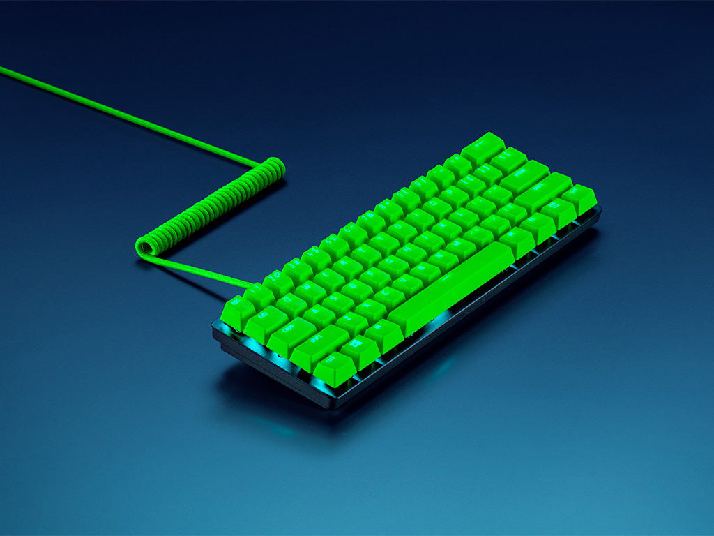 Komplet tipk PBT Keycap Upgrade Set Razer, Green