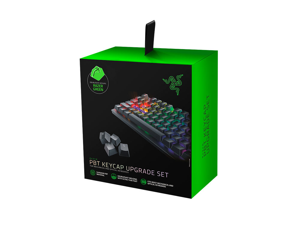 Komplet tipk PBT Keycap Upgrade Set Razer, Green