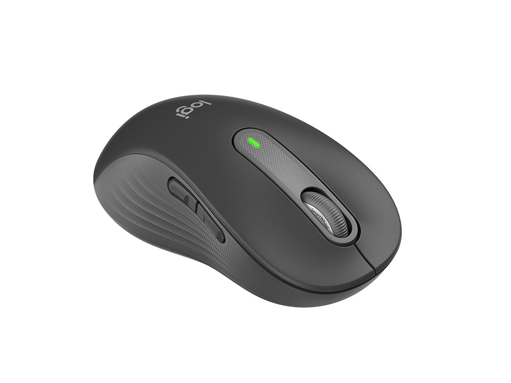 Miška Logitech Signature M650, velikost L, Bluetooth, LEFT, grafitna barva