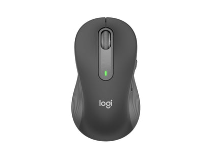 Miška Logitech Signature M650, velikost L, Bluetooth, LEFT, grafitna barva