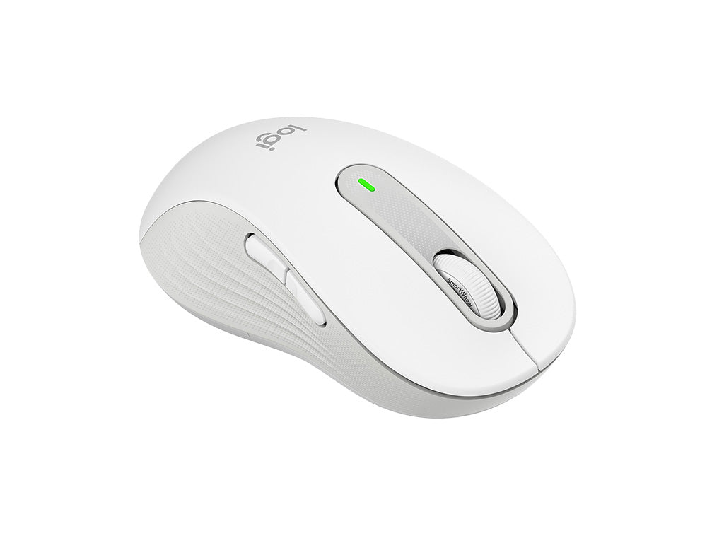 Miška Logitech Signature M650, velikost L, Bluetooth, LEFT,  bela
