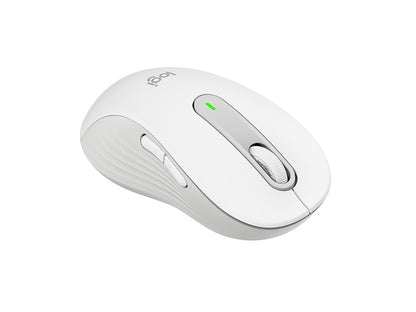 Miška Logitech Signature M650, velikost L, Bluetooth, LEFT,  bela