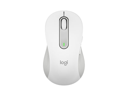Miška Logitech Signature M650, velikost L, Bluetooth, LEFT,  bela
