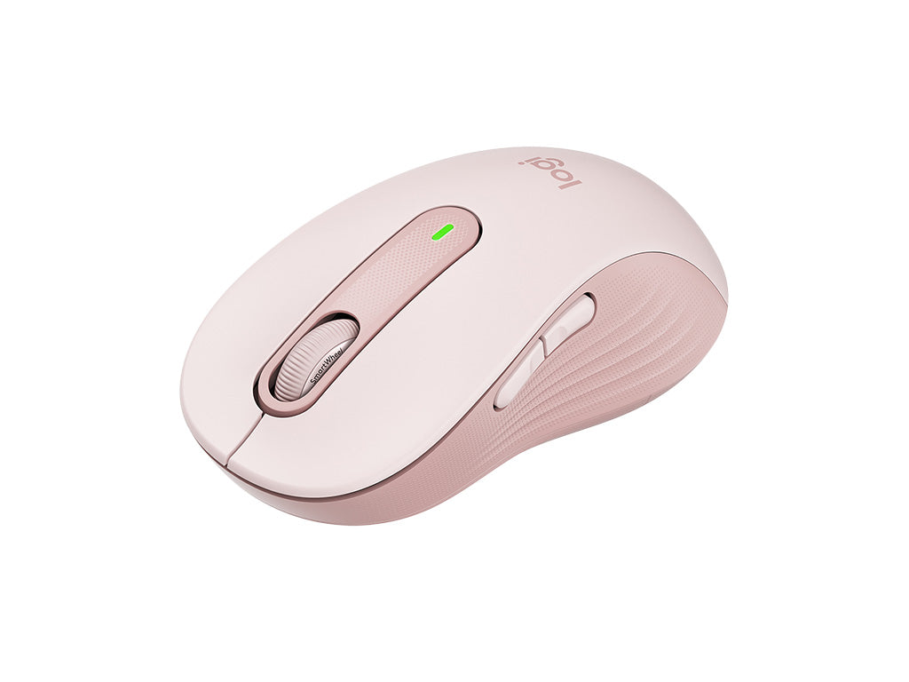 Miška Logitech Signature M650, velikost L, Bluetooth, roza