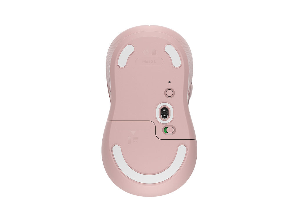 Miška Logitech Signature M650, velikost L, Bluetooth, roza