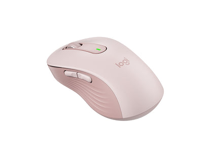 Miška Logitech Signature M650, velikost L, Bluetooth, roza