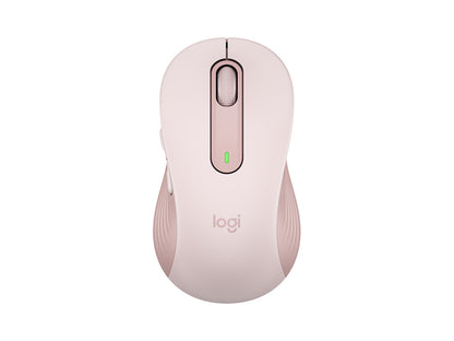 Miška Logitech Signature M650, velikost L, Bluetooth, roza
