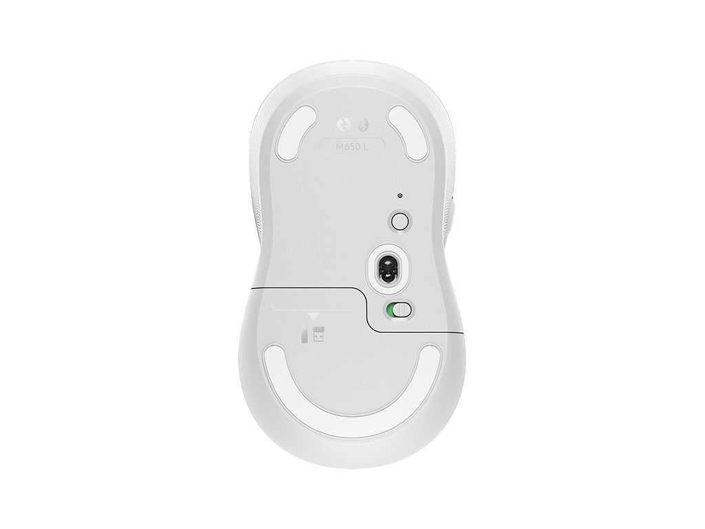 Miška Logitech Signature M650, velikost L, Bluetooth, bela