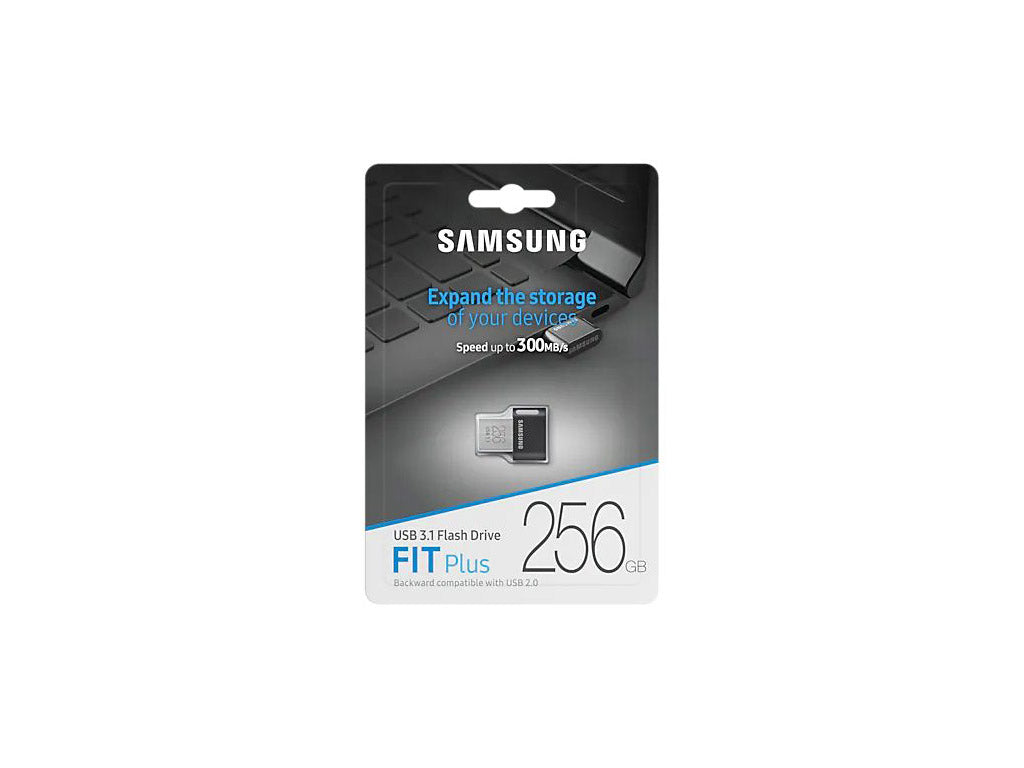 USB ključek Samsung FIT Plus, 256GB, USB 3.1, 400 MB/s, siv