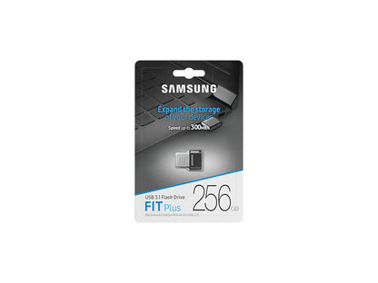 USB ključek Samsung FIT Plus, 256GB, USB 3.1, 400 MB/s, siv