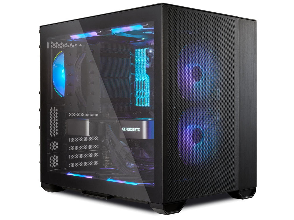 Računalniško ohišje Lian Li O11 Air Mini, ATX, Midi-Tower, kaljeno steklo, črno