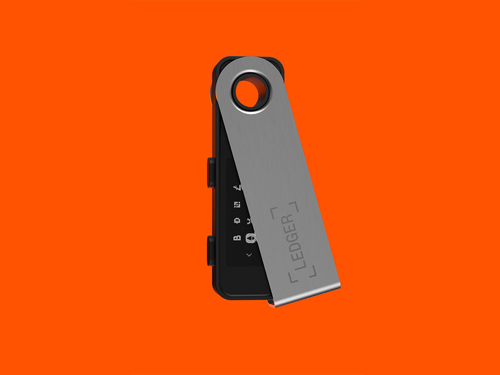 Ledger Nano S Plus, denarnica za Bitcoin in druge kriptovalute, črna