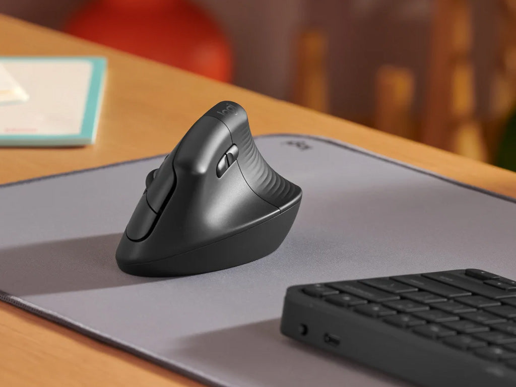 Miška Logitech Lift Vertical Ergonomic, grafitna