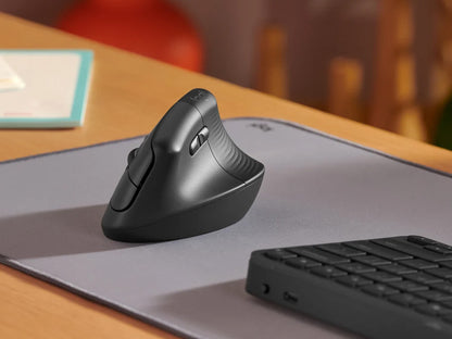 Miška Logitech Lift Vertical Ergonomic, grafitna