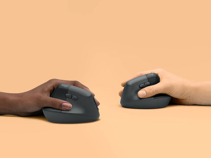Miška Logitech Lift Vertical Ergonomic, grafitna