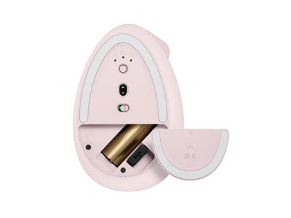 Miška Logitech Lift Vertical Ergonomic, roza