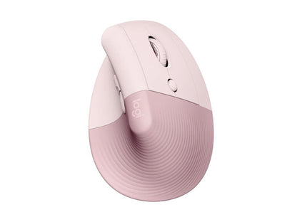 Miška Logitech Lift Vertical Ergonomic, roza