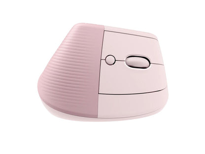 Miška Logitech Lift Vertical Ergonomic, roza