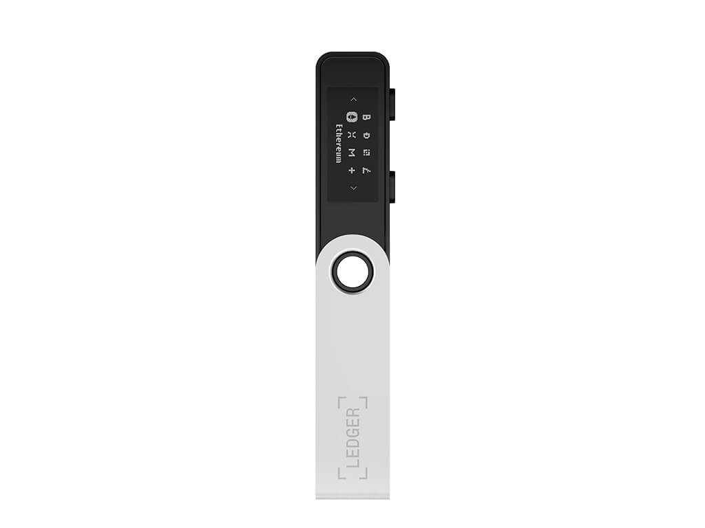 Ledger Nano S Plus, denarnica za Bitcoin in druge kriptovalute, črna
