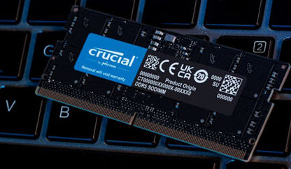RAM SODIMM DDR5 16GB PC5-38400 4800MT/s CL40 1.1V Crucial