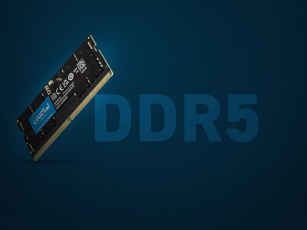 RAM SODIMM DDR5 32GB PC5-38400 4800MT/s CL40 1.1V Crucial