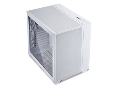 Računalniško ohišje Lian Li O11 Air Mini, ATX, Midi-Tower, kaljeno steklo, belo