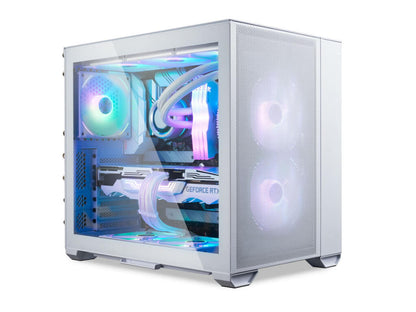 Računalniško ohišje Lian Li O11 Air Mini, ATX, Midi-Tower, kaljeno steklo, belo