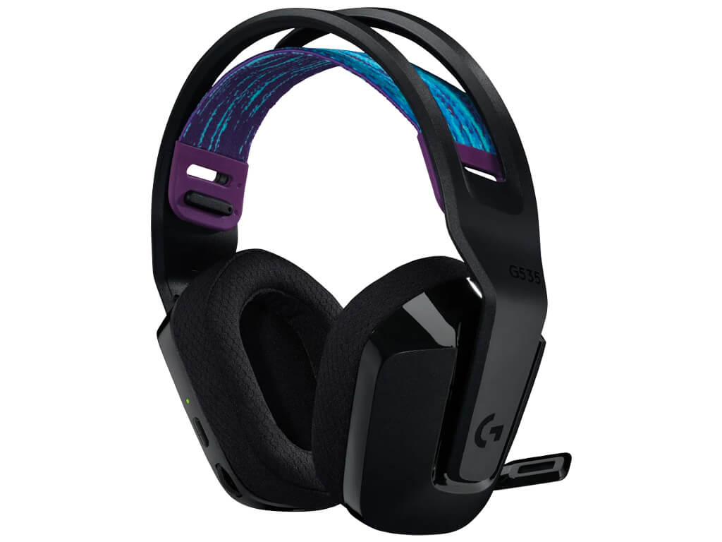Slušalke Logitech G535 LIGHTSPEED Wireless Gaming, črne