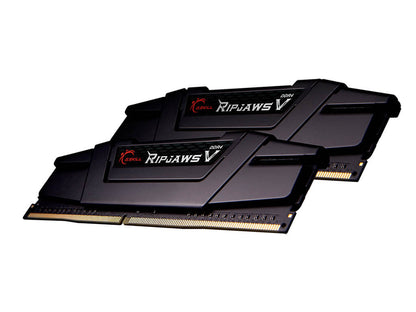 RAM DDR4 16GB Kit (2x 8GB) PC4-25600 3200MT/s, CL16, 1.35V, G.SKILL Ripjaws V, črn