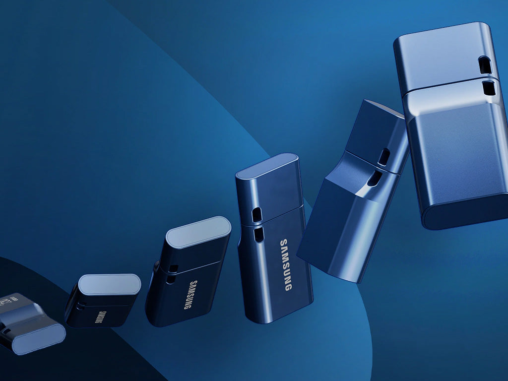 USB ključek Samsung Type-C, 64GB, USB 3.1 Gen1, 300 MB/s, moder
